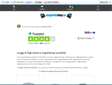 Tablet Screenshot of magneticshop.se